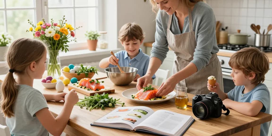 Recept påskmat till påskmiddag med familjens traditionella rätter och färska ingredienser.