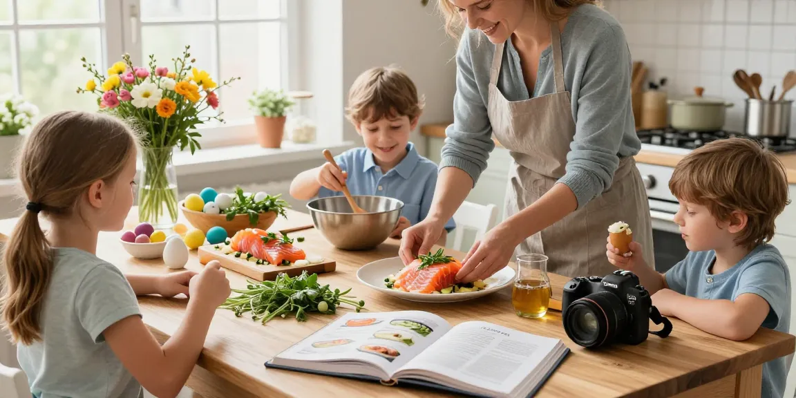 Recept påskmat till påskmiddag med familjens traditionella rätter och färska ingredienser.