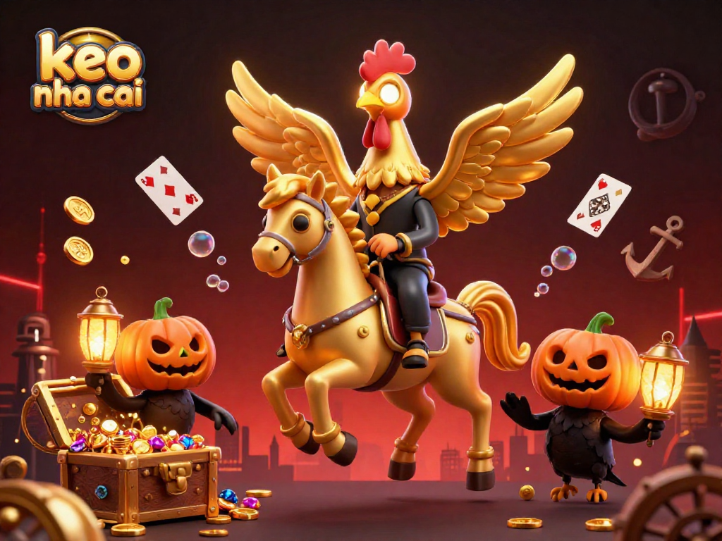 Experience the thrill of keo nha cai in this vibrant casino scene featuring dynamic gaming elements.