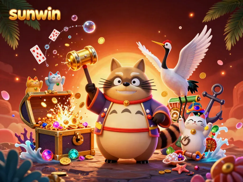 Experience thrilling gameplay at sunwin with colorful characters and dynamic gambling elements.