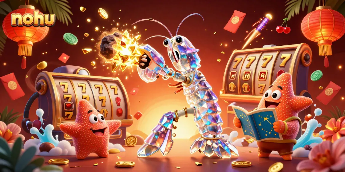 Nohu offers thrilling jackpot gameplay with vibrant animated characters and exciting casino elements.