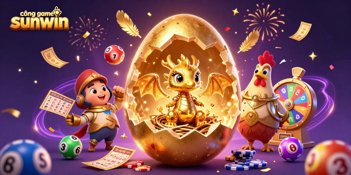 Experience thrilling action at cổng game sunwin with a golden dragon and vibrant casino elements.