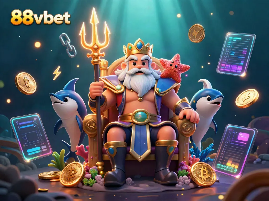 Engage with 88vbet in a vibrant underwater casino world showcasing exciting game elements.