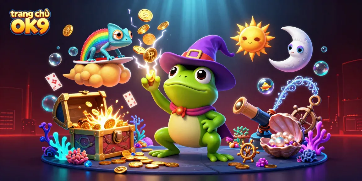 Experience the excitement at trang chủ ok9 with a dynamic 3D casino scene full of gold coins and fun!
